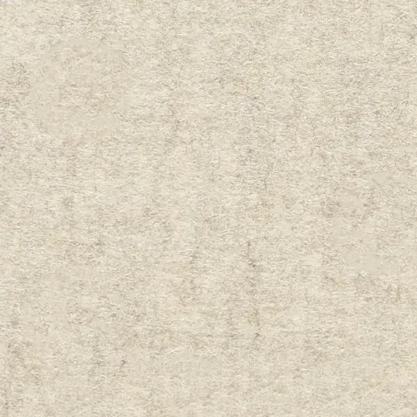 A sample of beige acoustic felt for wall slats.